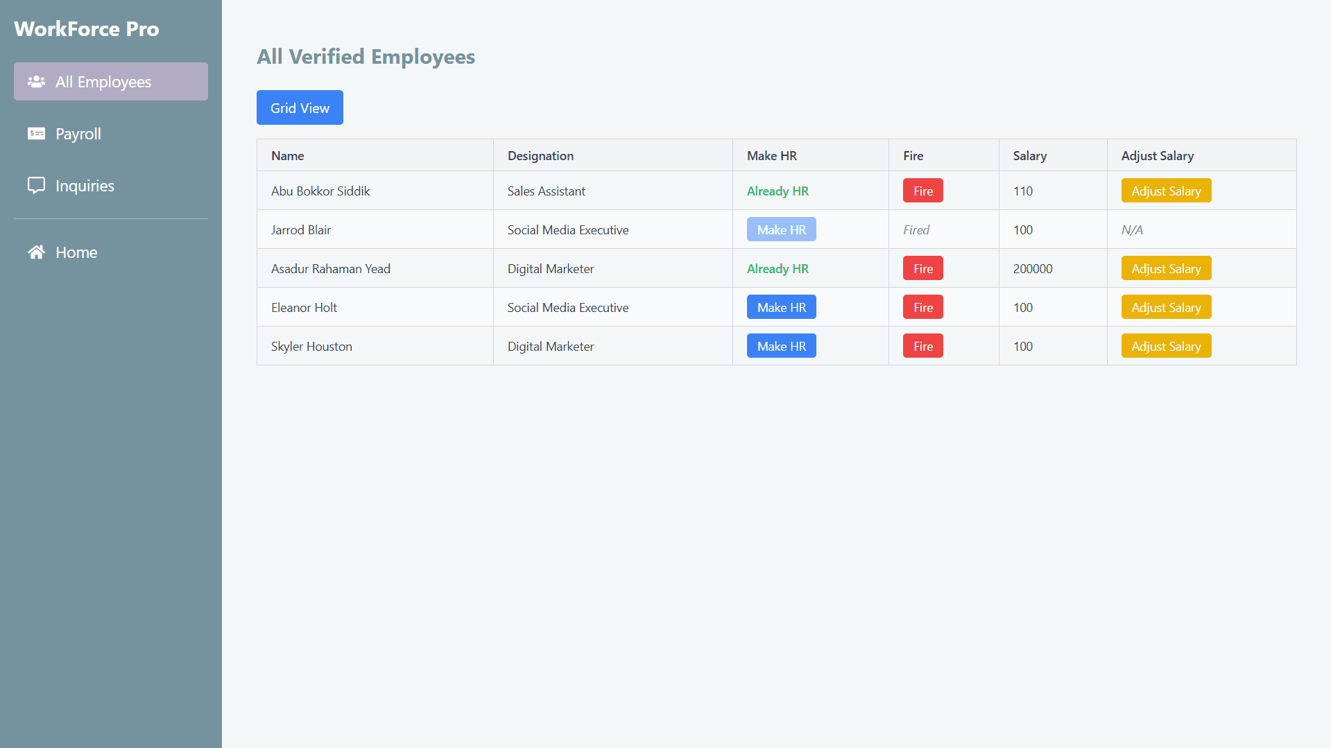 Screenshot of WorkForce Pro